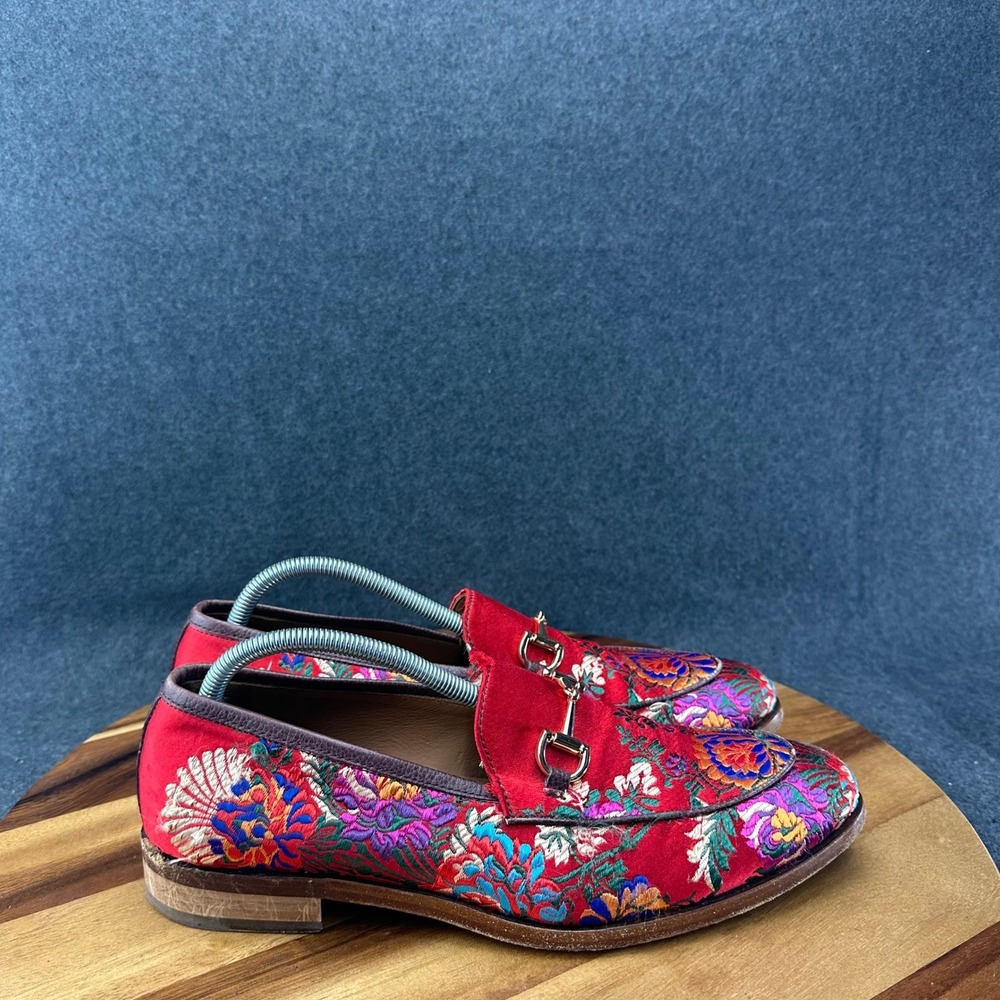 TAFT Men's Size 9/42 Russell Loafer Dress Shoes in Fiore Red